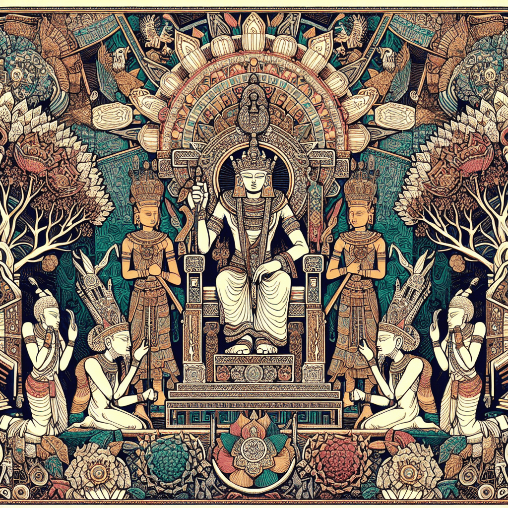 Create an image depicting the spiritual and religious connections between the Great Houses of David and Lesotho, highlighting their cultural and historical synergies.