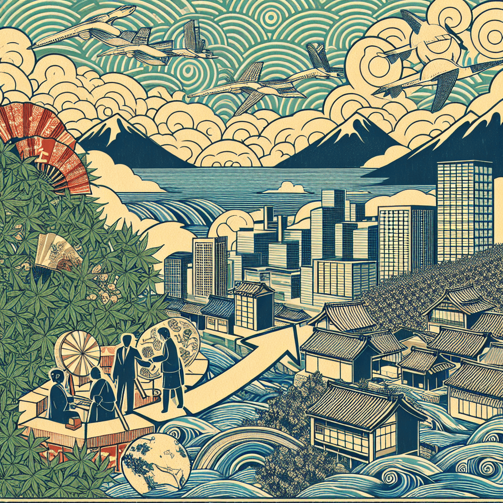 Create an image depicting economic empowerment through sustainable development and joint investment, highlighting collaboration and growth.