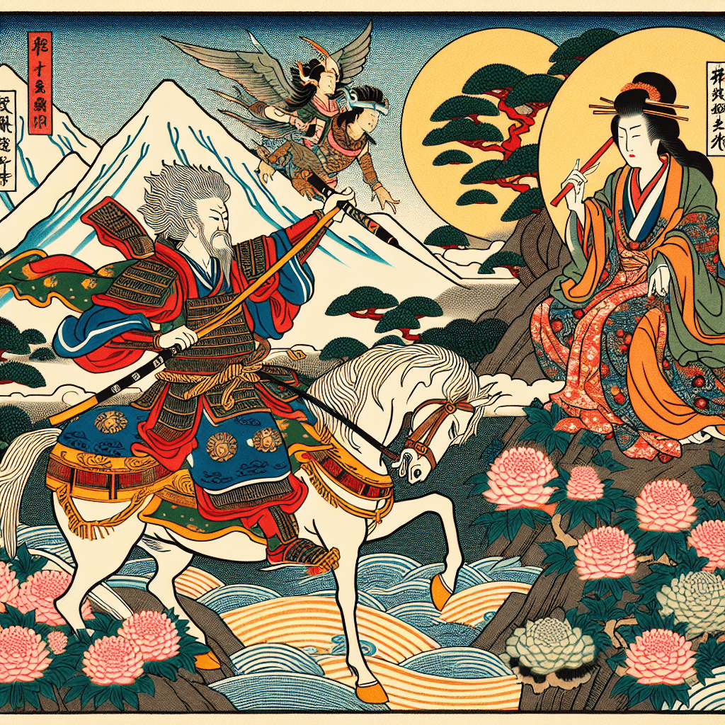 Create an image depicting the enduring legacy of King David's lineage, symbolizing its historical and spiritual significance.