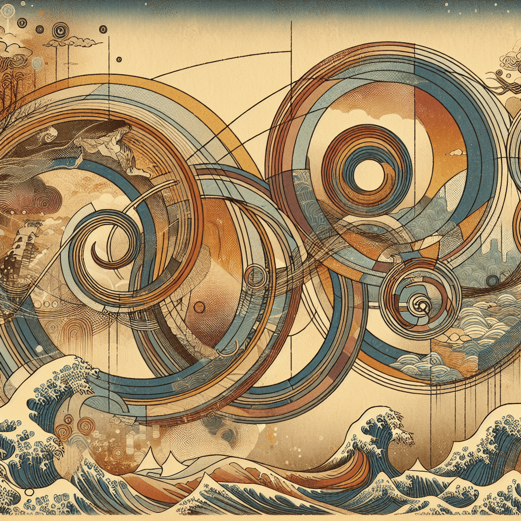 Create an abstract artwork representing the concept of 