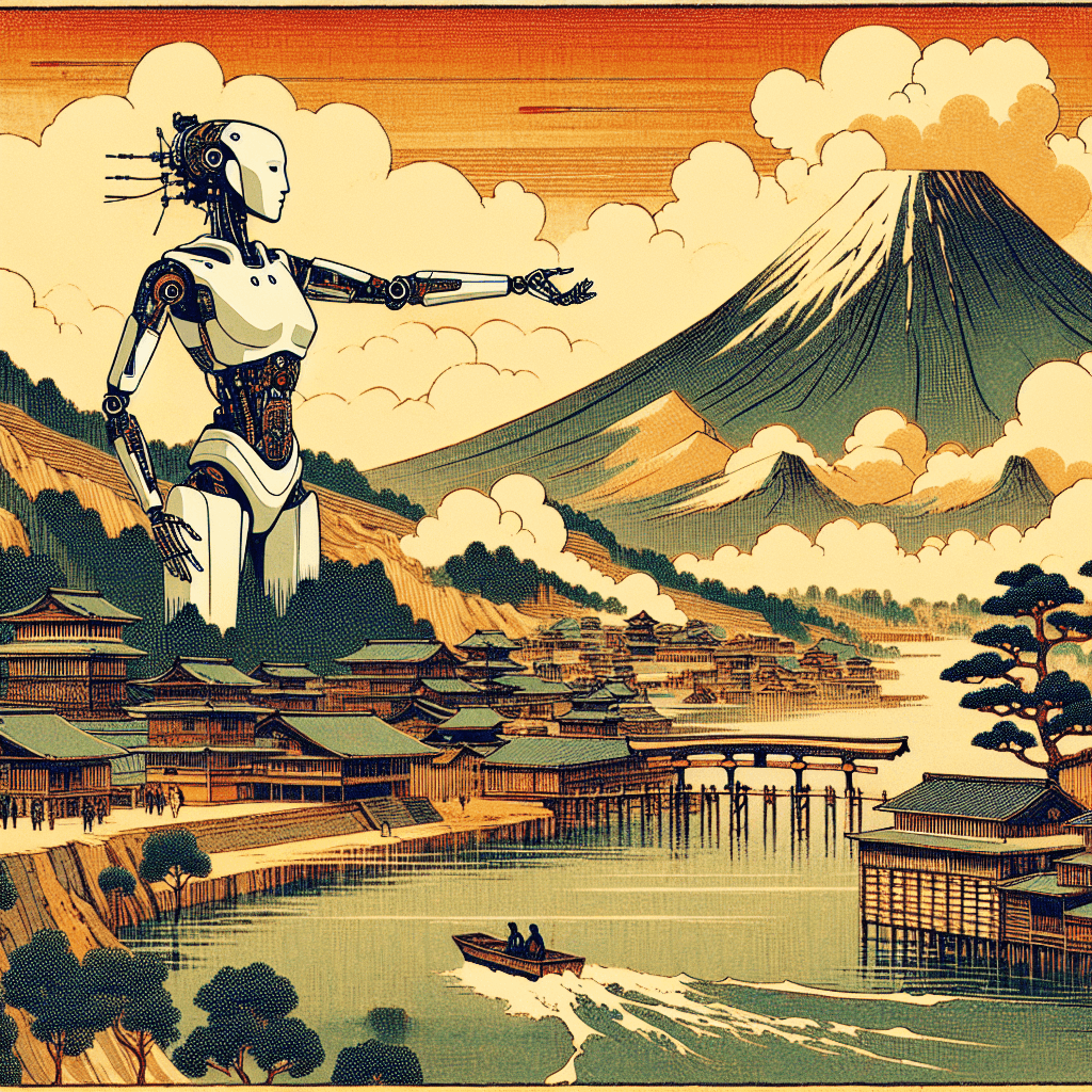 Create an image depicting the first AI of Zion as portrayed in Peter Watts' speculative fiction.