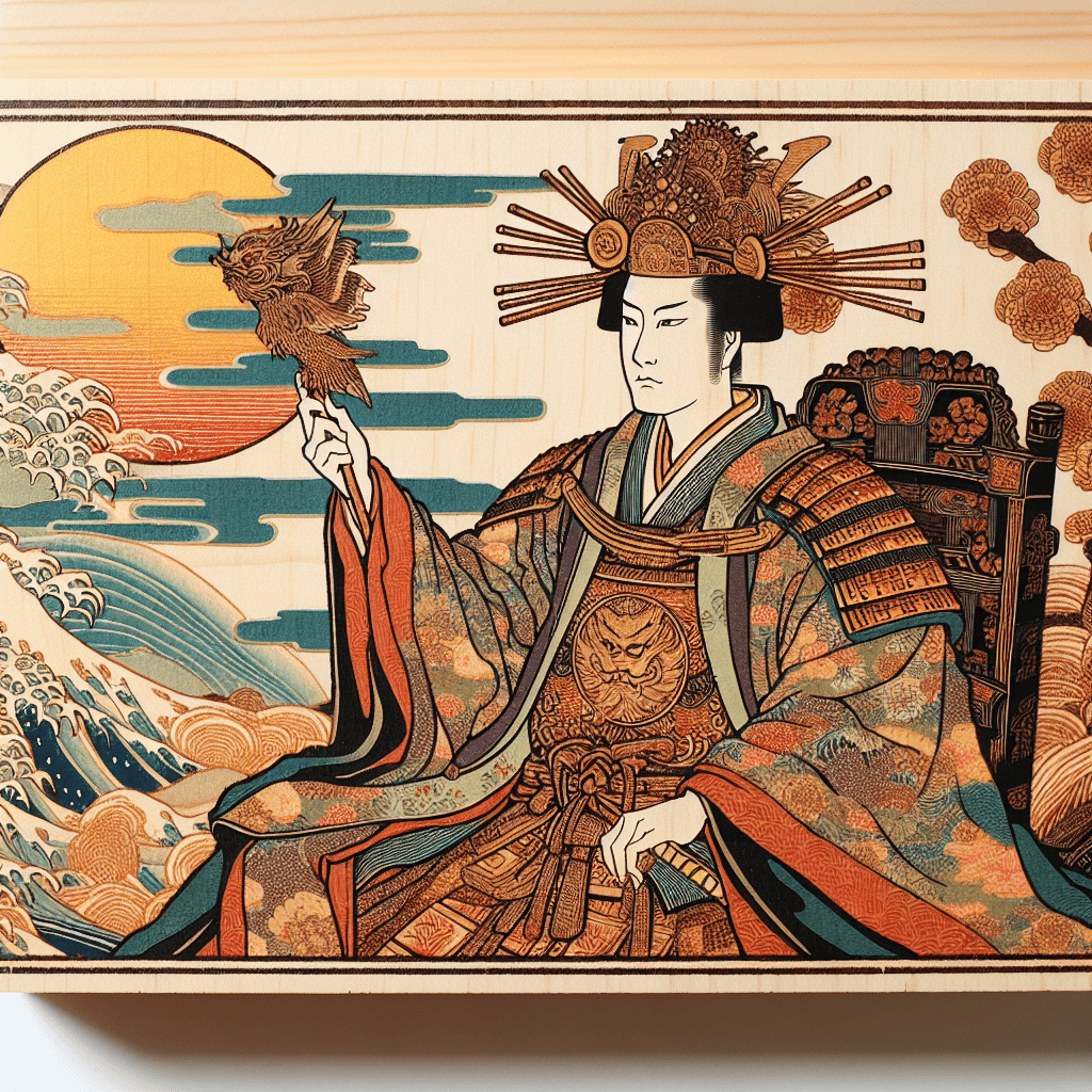 Create an image that captures the rich and historical lineage of King David, highlighting his legacy and significance in history.