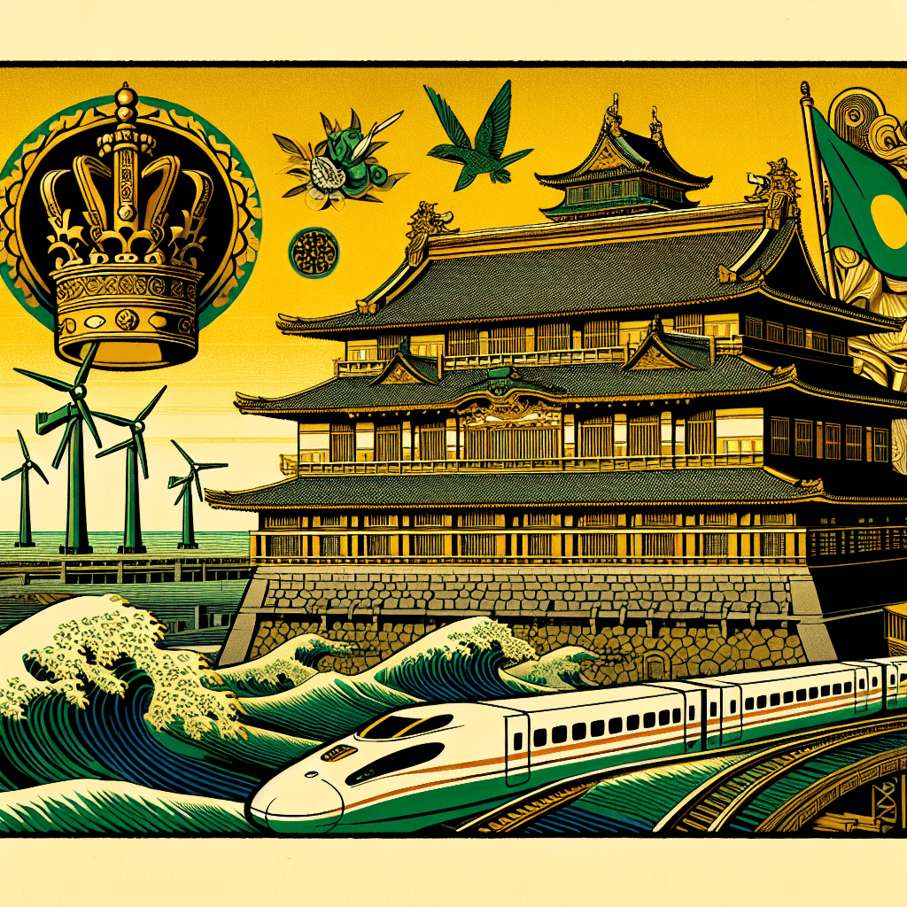 Create an image portraying the Belgian monarchy, highlighting its rich cultural legacy and modern initiatives.