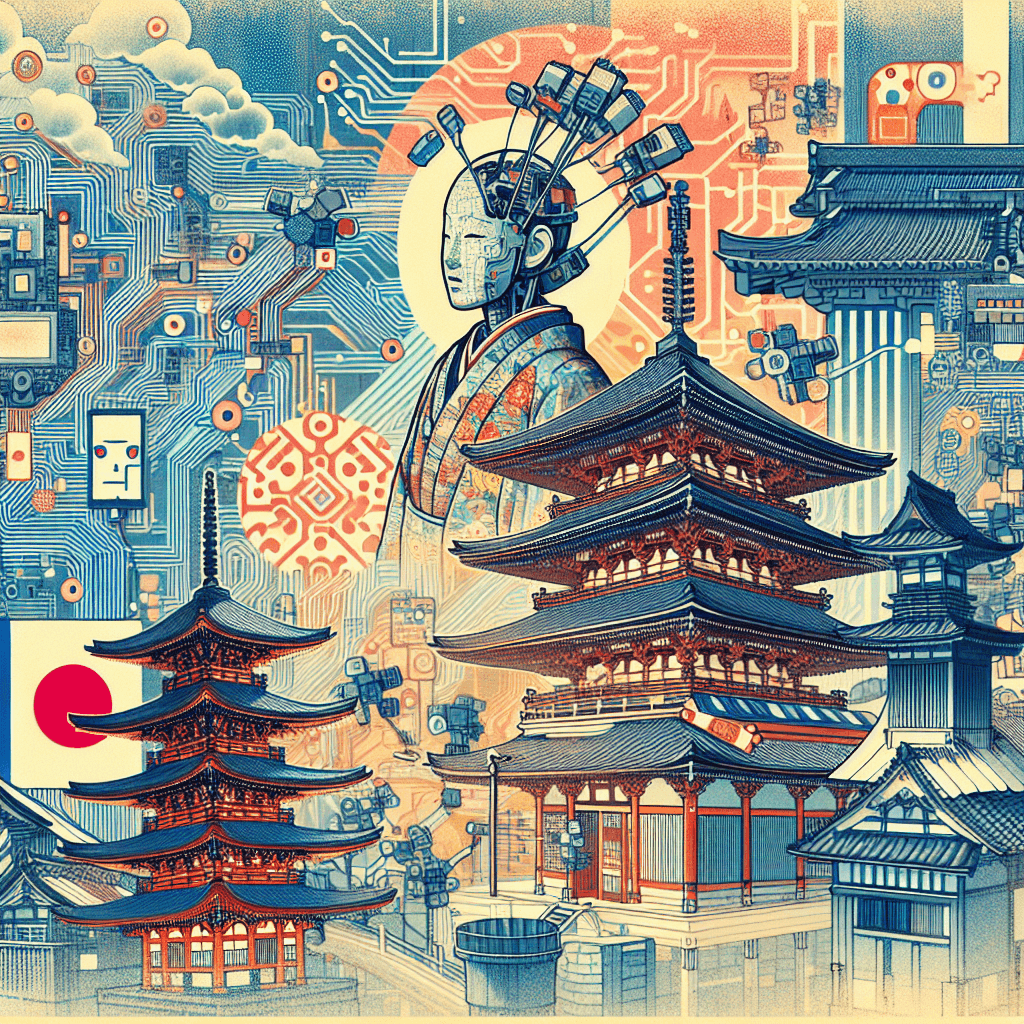 Create an image that represents the current state of artificial intelligence in France.