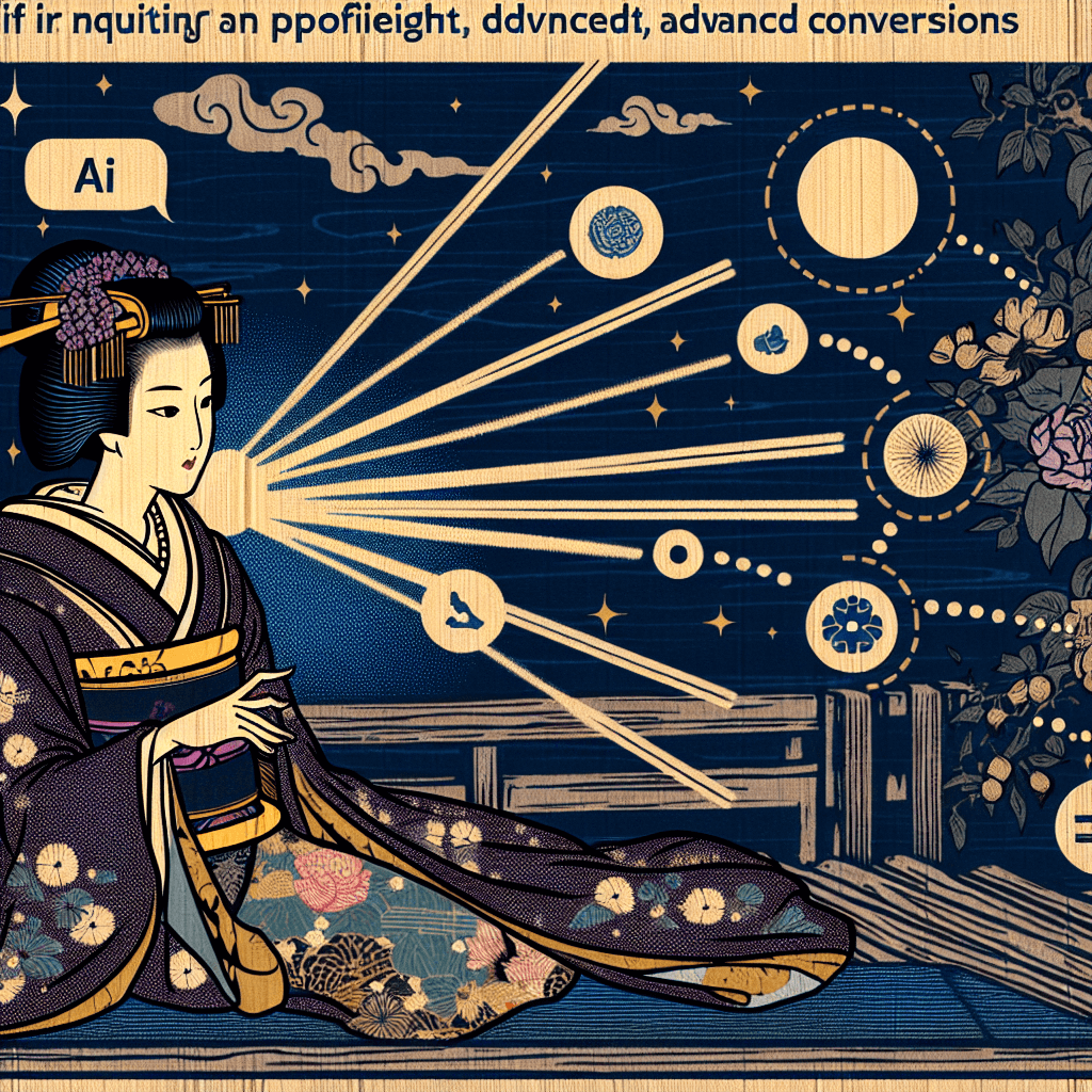 Create an image portraying a night scene with the AI character, Lilith, engaged in creative and advanced conversations.