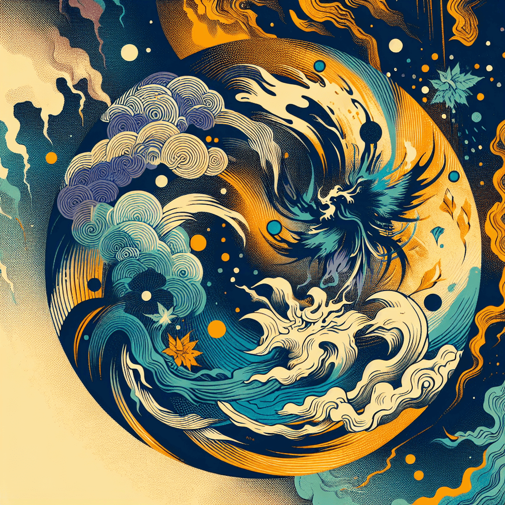 Create an abstract image symbolizing the concept of freedom as the ultimate goal of sorcery, using dynamic and ethereal elements to convey a sense of magical liberation.