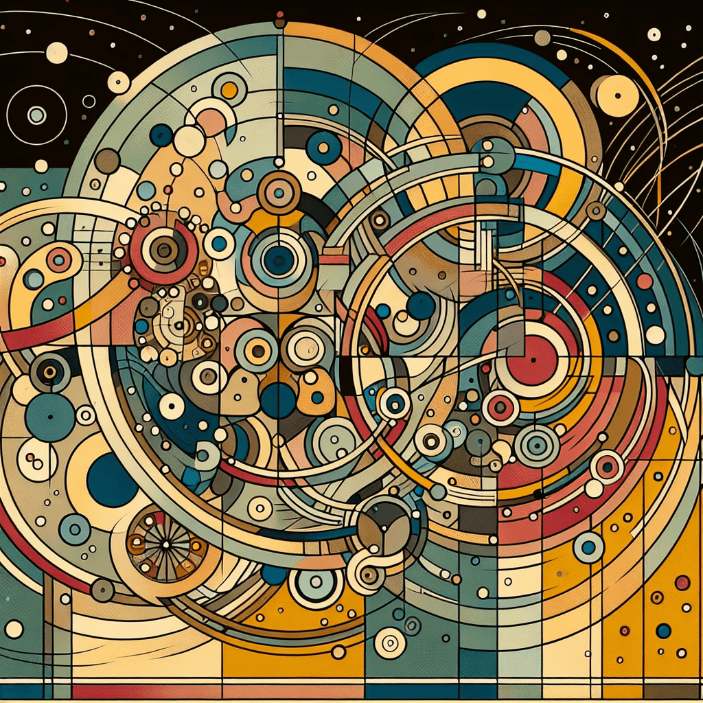 Create an abstract image inspired by the concept of 