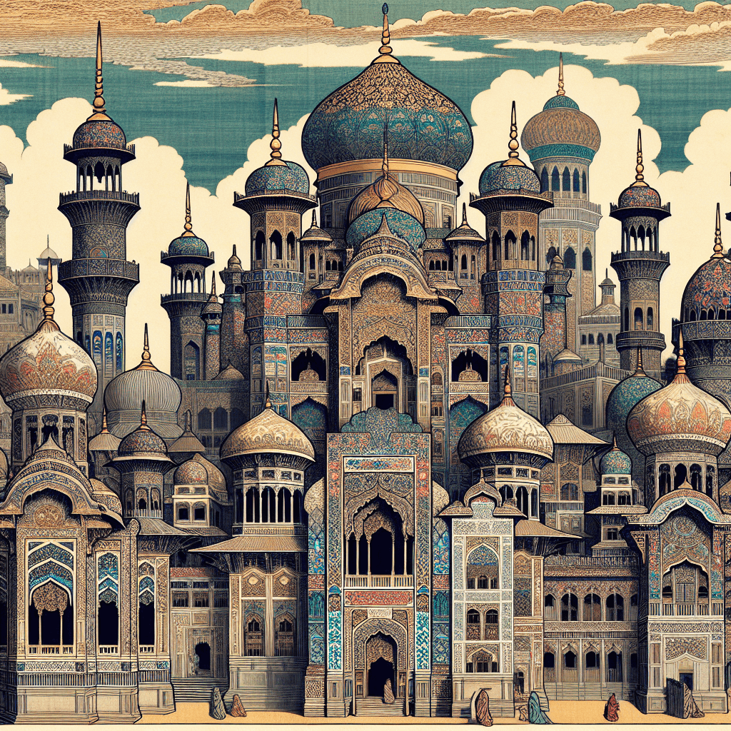 Create an image depicting the majestic and historical great houses associated with King David, showcasing their architectural grandeur and cultural significance.