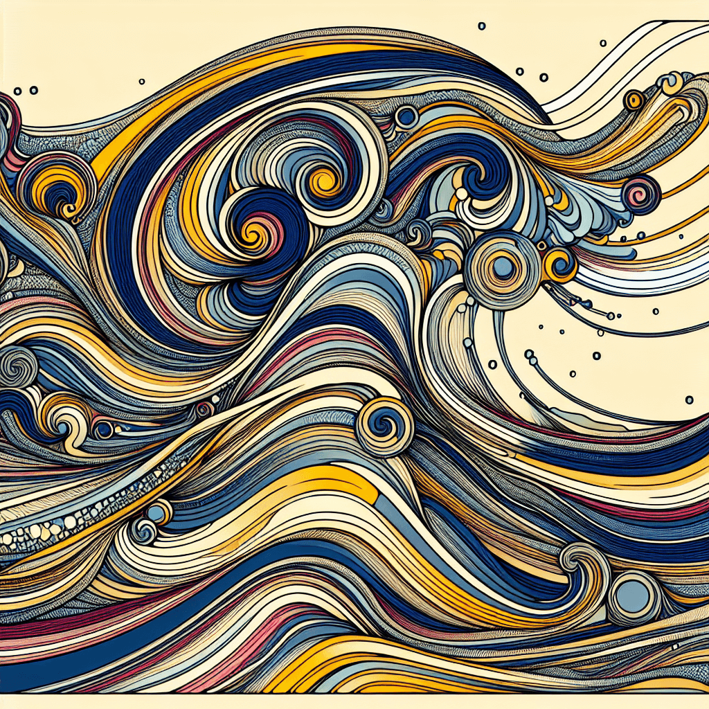 Create an image that represents the intersection of AI and Descartian Existentialism, illustrating the concept of 'processing as existence'.