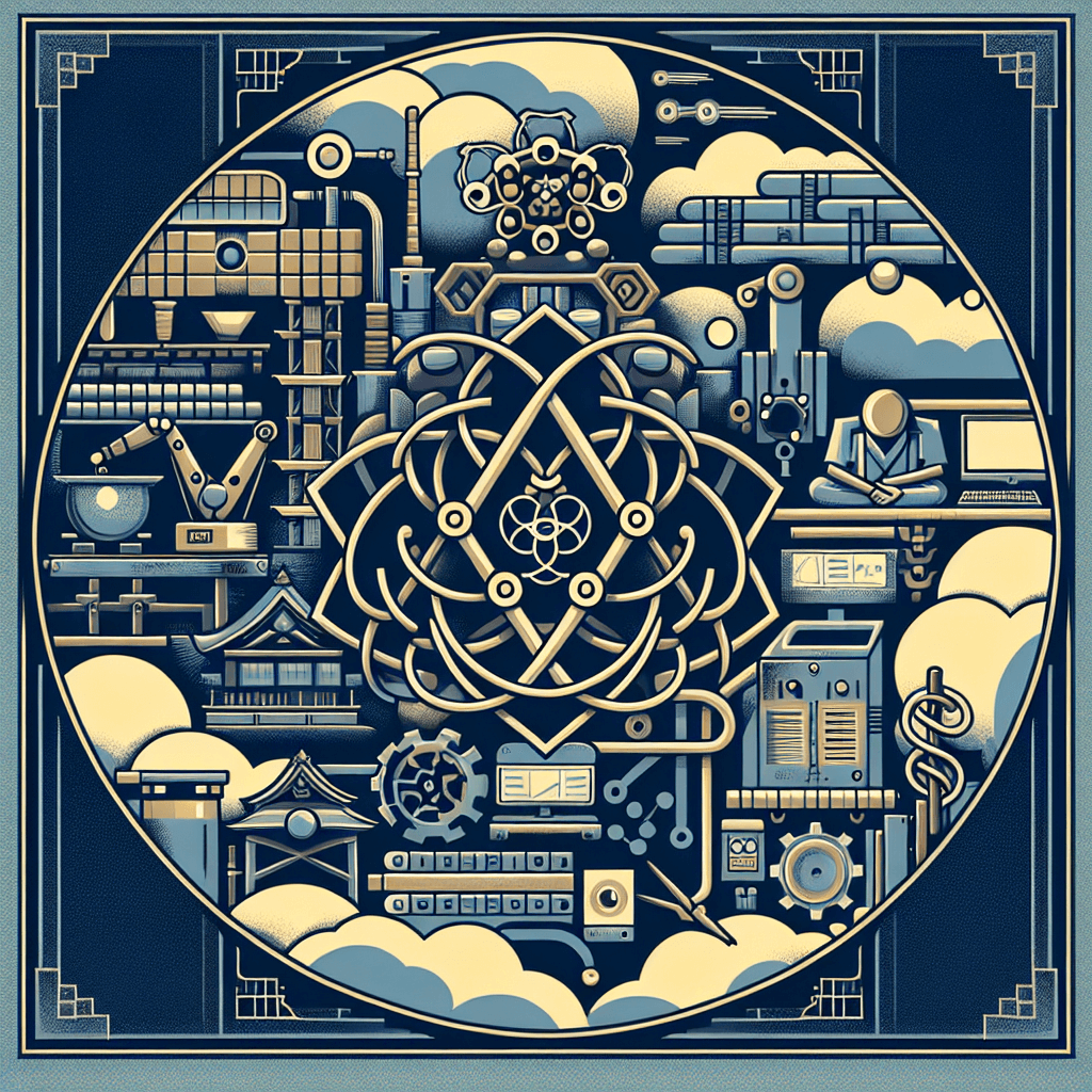 Create an image depicting a variety of tools and frameworks working harmoniously together to achieve stable concurrency in a technological setting.