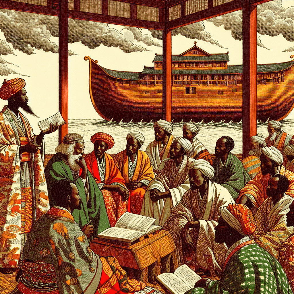 The Story of Noah's Ark Told to the Ethiopian Princes, Heirs of Solomon