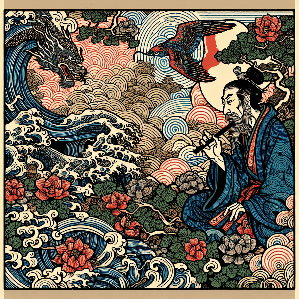 Create an image illustrating the concept of Hexagram 44, 