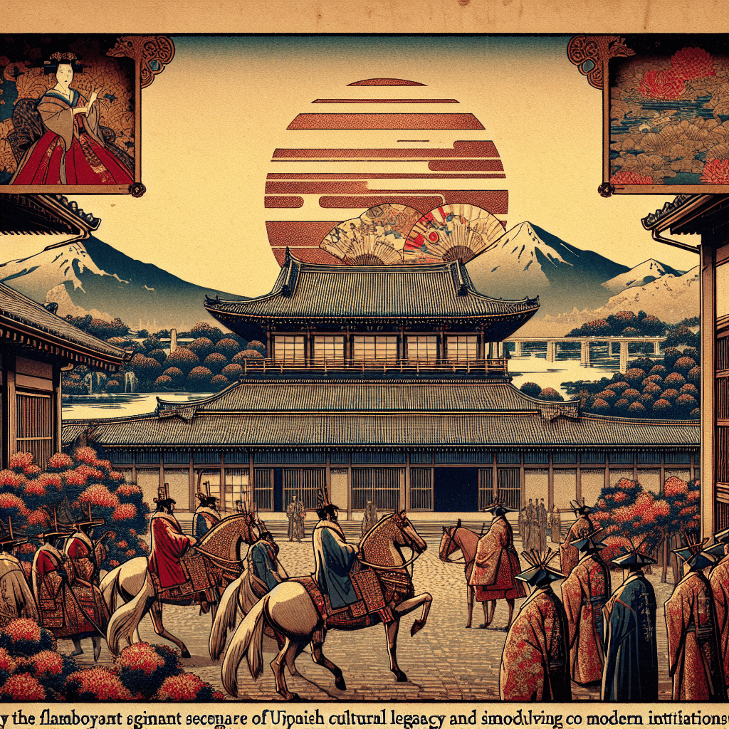 Create an image depicting the Spanish monarchy, highlighting its rich cultural legacy and modern initiatives.