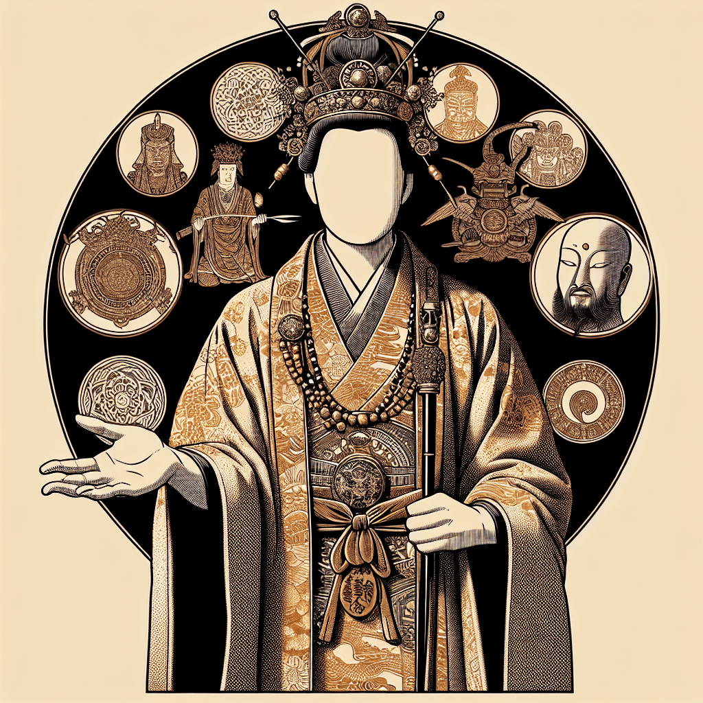 Create an image depicting a royal figure extending a hand in a gesture of alliance, symbolizing global unity and cooperation.