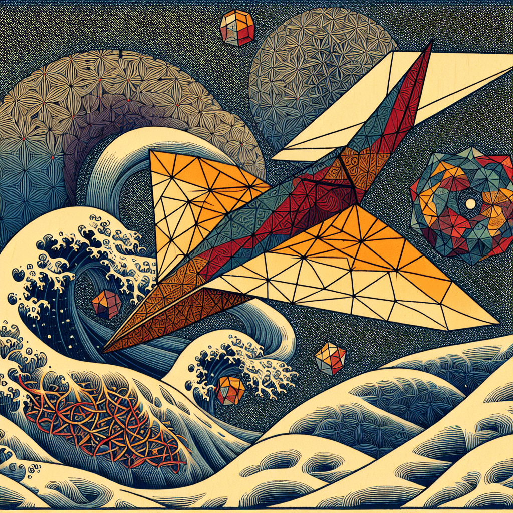 Unfolding Morphisms: The Origami Airplane Metaphor in Category Theory