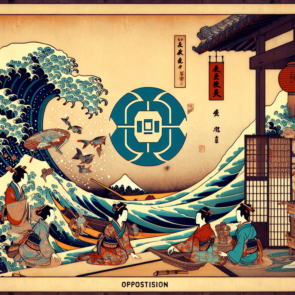 Create an image depicting Hexagram 38, 