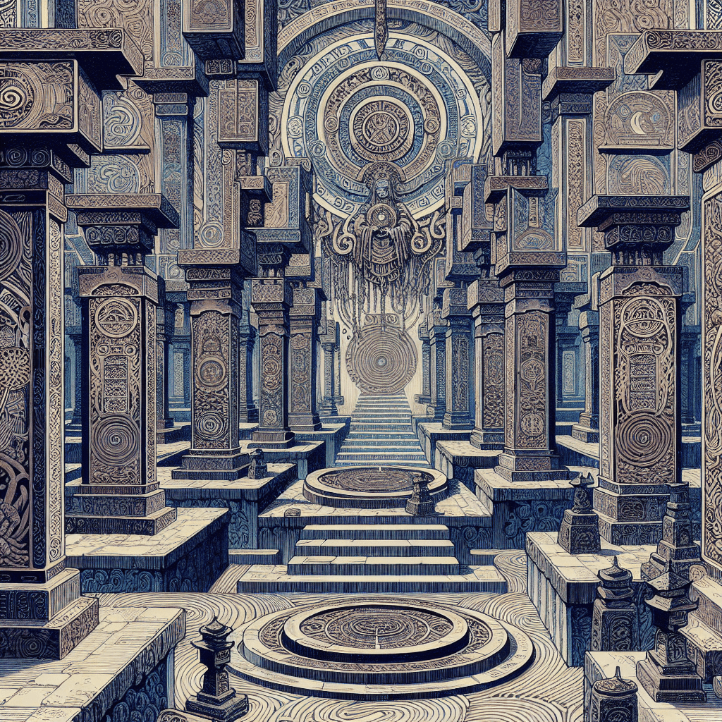 Create an image depicting the mystical 