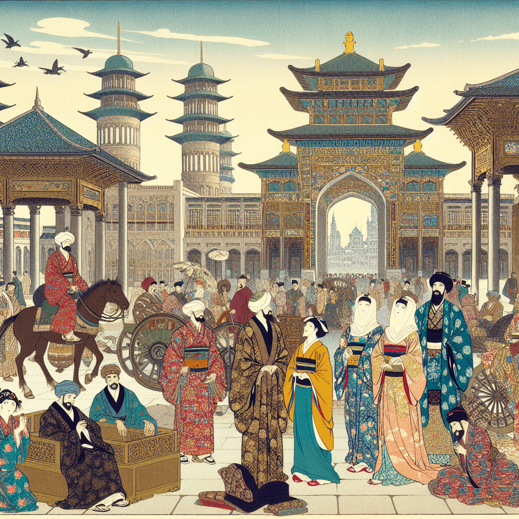 Create an image depicting the Jordanian monarchy actively engaging with citizens, showcasing a modern and open dialogue between the royal family and the public.