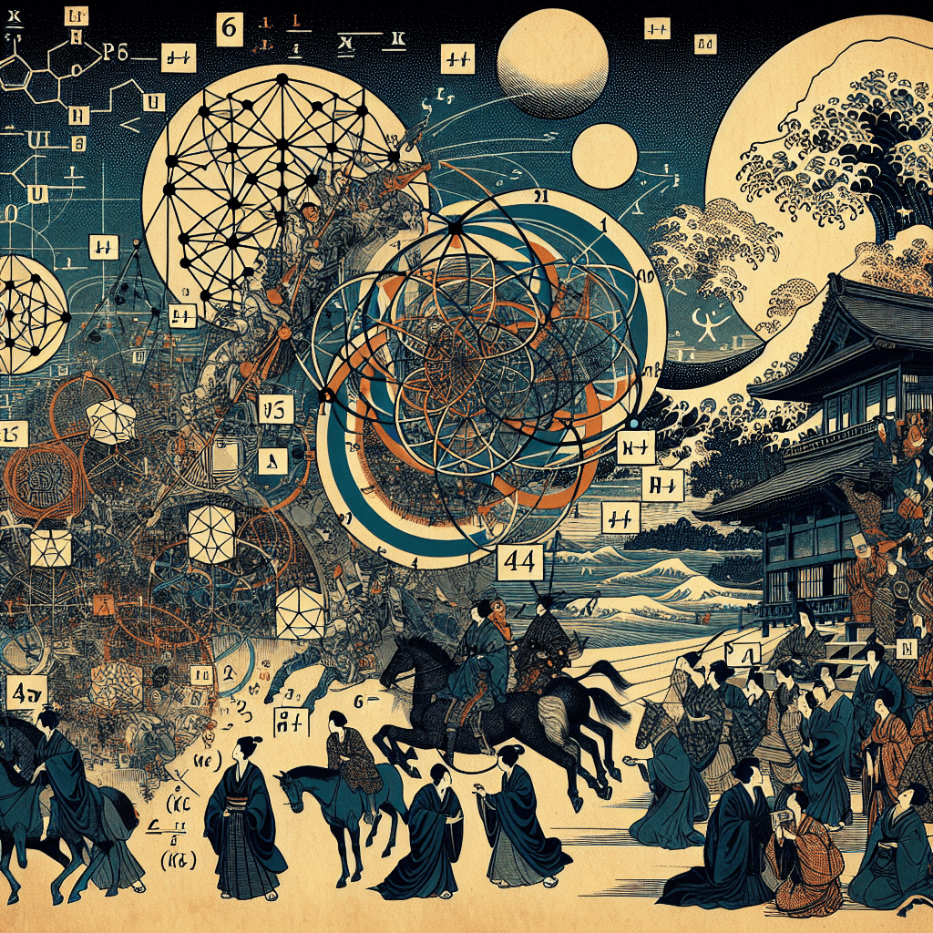 Create an image that explores the concept of higher algebras and abstract mathematical frameworks, illustrating the complexity and interconnectedness of advanced mathematical theories.