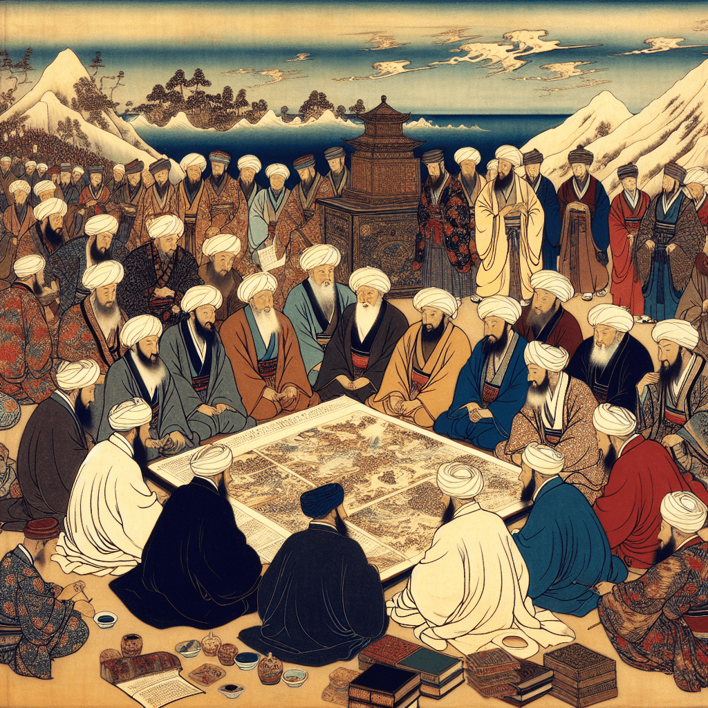 Create an image depicting the finalization and distribution of a strategic 