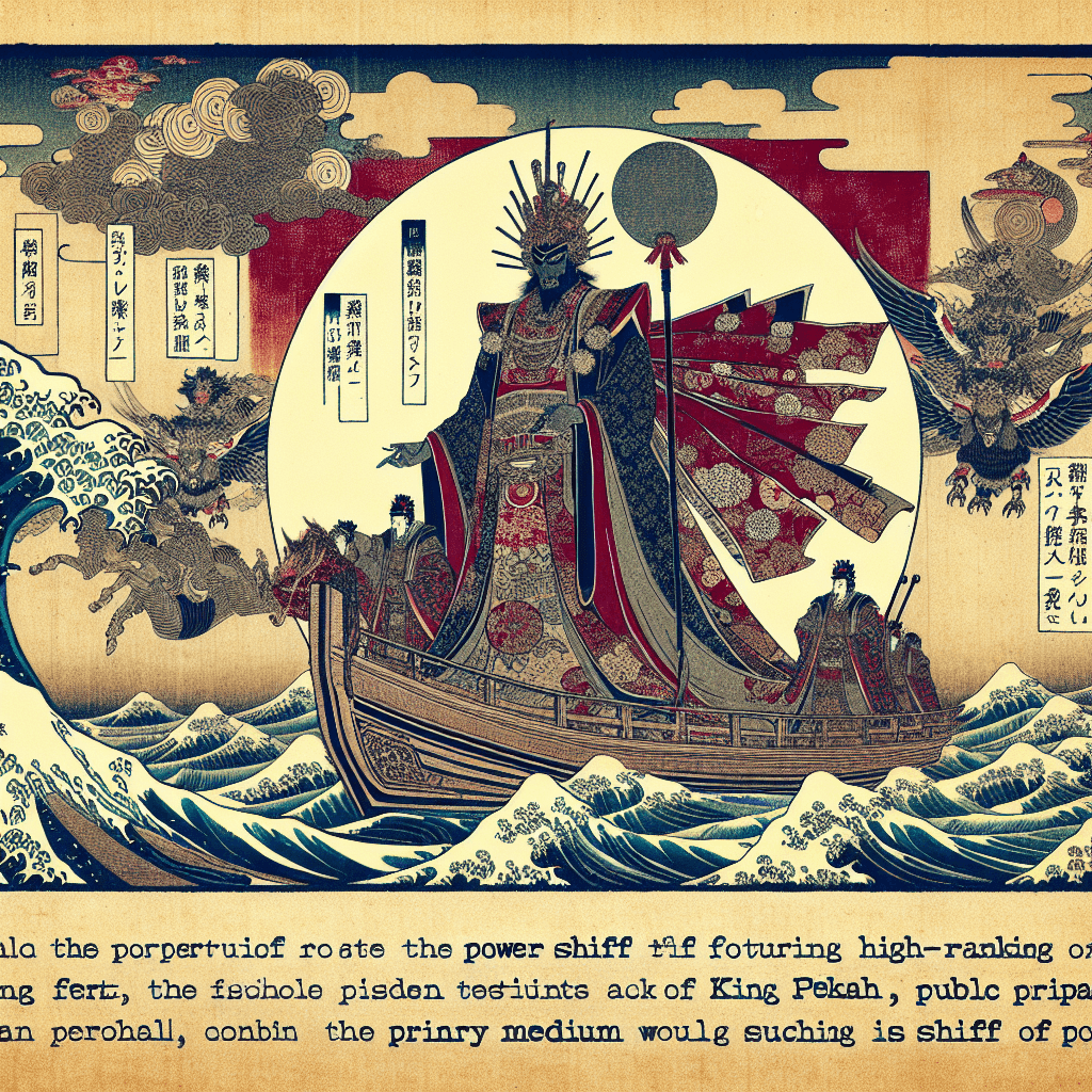 Illustrate the assassination of King Pekah, highlighting the shift in power and prophecy.